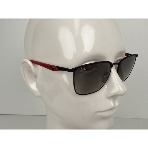 Ray-Ban RB3673M Scuderia Ferrari Collaboration Sunglasses – Matte Black and Red - Picture 3 of 12